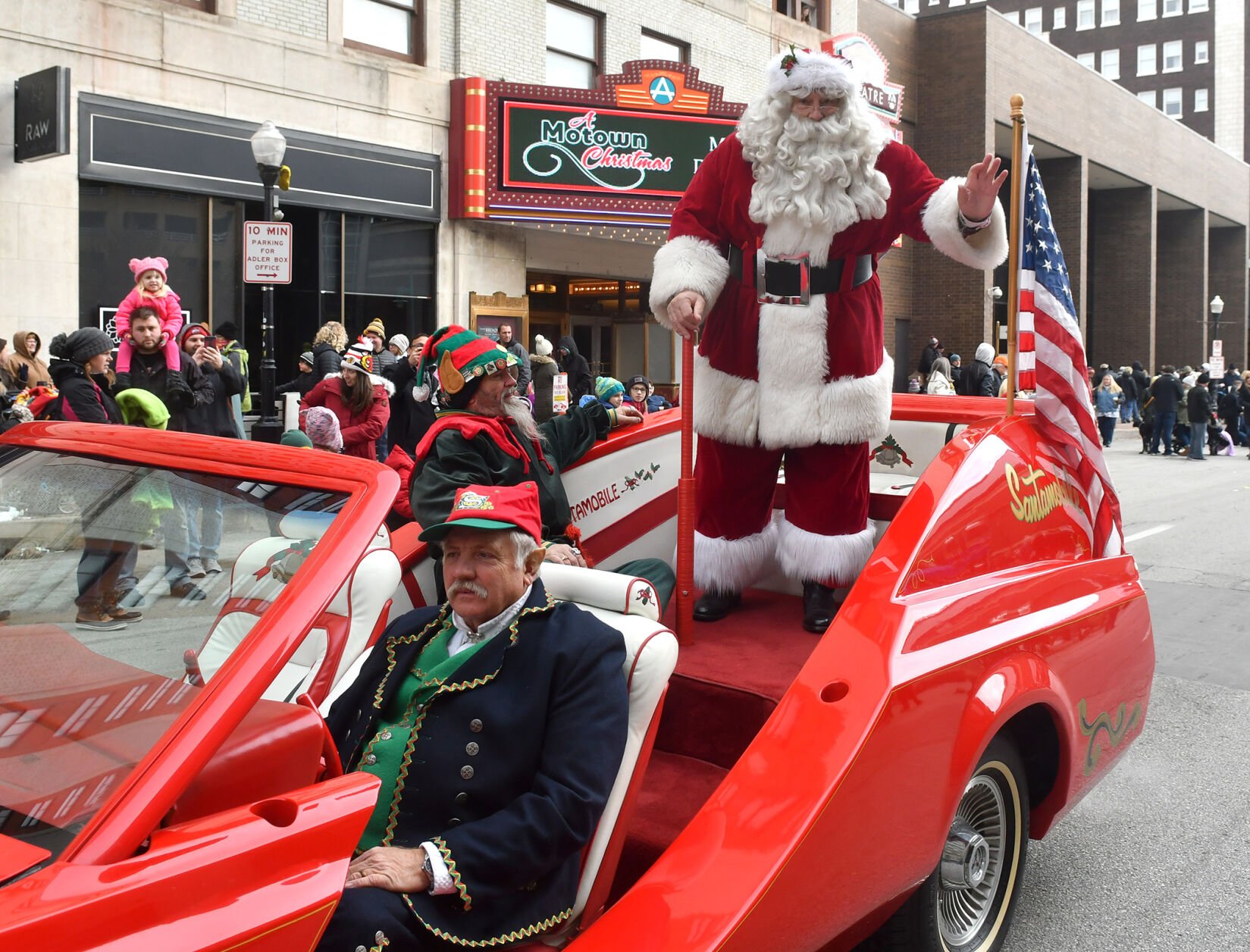 The 27th annual Holiday Parade in downtown Davenport.
